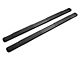 Barricade Saber 5-Inch Aluminum Side Step Bars; Black Cover Plates (19-24 Sierra 1500 Double Cab)