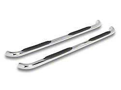 Barricade E-Series 3-Inch Side Steps; Stainless Steel; Rocker Panel Mount (19-25 Sierra 1500 Double Cab)