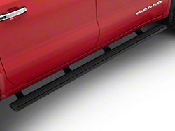Barricade I4 Running Boards; Textured Black (19-26 Sierra 1500 Crew Cab)