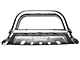 Barricade 3.50-Inch Oval Bull Bar with Skid Plate; Stainless Steel (11-19 Sierra 2500 HD)