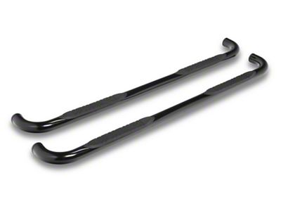 Barricade E-Series 3-Inch Side Steps; Black; Body Mount (20-23 Sierra 2500 HD Double Cab)