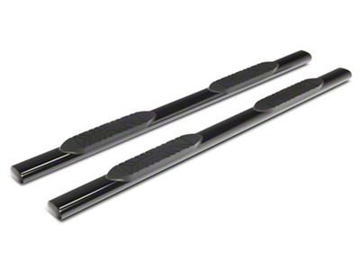 Barricade E-Series 5-Inch Oval Straight Side Step Bars; Black (20-23 Sierra 2500 HD Crew Cab)