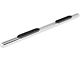 Barricade E-Series Oval Straight Side Step Bars; Stainless Steel (20-24 Sierra 2500 HD Crew Cab)