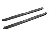 Barricade 5-Inch Oval Bent End Side Step Bars; Black (20-25 Sierra 3500 HD Double Cab)