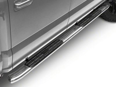 Barricade PNC Side Step Bars; Stainless Steel (20-25 Sierra 3500 HD Crew Cab)