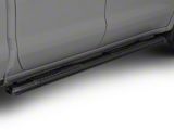 Barricade Saber 5-Inch Aluminum Side Step Bars; Black Cover Plates (20-25 Sierra 3500 HD Crew Cab)