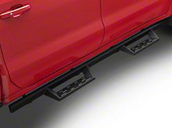 Barricade Canyon Drop Steps; Textured Black (19-25 Silverado 1500 Crew Cab)