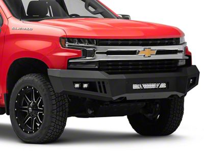 Barricade HD Front Bumper with LED Fog Lights, Spot Lights and 20-Inch LED Light Bar (19-21 Silverado 1500)