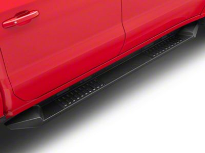 Barricade HD Steel Running Boards; Textured Black (19-25 Silverado 1500 Crew Cab)
