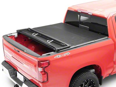 Barricade Soft Quad-Fold Tonneau Cover (19-25 Silverado 1500 w/ 5.80-Foot Short Box)