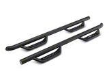Barricade Tubular Drop Steps; Fine Textured Black Finish (19-25 Silverado 1500 Double Cab)