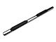 Barricade 4-Inch Oval Straight End Side Step Bars; Stainless Steel (07-14 Silverado 2500 HD Extended Cab)