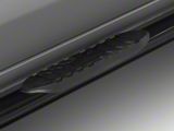 Barricade 5-Inch Oval Bent End Side Step Bars; Black (20-26 Silverado 2500 HD Crew Cab)