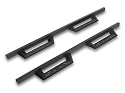 Barricade Canyon Drop Steps; Textured Black (07-19 Silverado 2500 HD Extended/Double Cab)