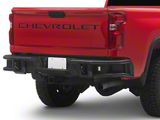 Barricade HD4 Tubular Rear Bumper with LED Fog Lights (20-26 Silverado 2500 HD)