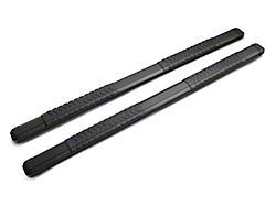 Barricade Saber 5-Inch Aluminum Side Step Bars; Black Cover Plates (20-26 Silverado 2500 HD Double Cab)
