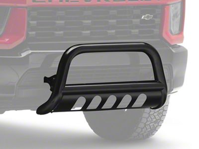 Barricade 3-Inch Bull Bar; Black (20-24 Silverado 3500 HD)