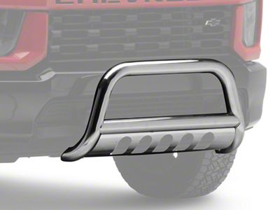 Barricade 3-Inch Bull Bar; Stainless Steel (20-25 Silverado 3500 HD)