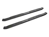 Barricade 5-Inch Oval Bent End Side Step Bars; Black (20-25 Silverado 3500 HD Double Cab)