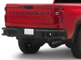 Barricade HD4 Tubular Rear Bumper with LED Fog Lights (20-26 Silverado 3500 HD)