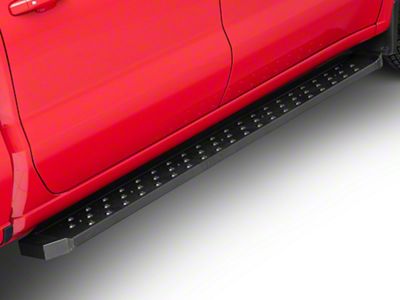 Barricade Rattler Running Boards; Black (20-24 Silverado 3500 HD Crew Cab)