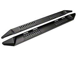 Barricade Steel Running Boards; Black (07-19 Silverado 3500 HD Crew Cab)