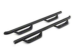 Barricade Tubular Drop Steps; Fine Textured Black Finish (20-25 Silverado 3500 HD Double Cab)