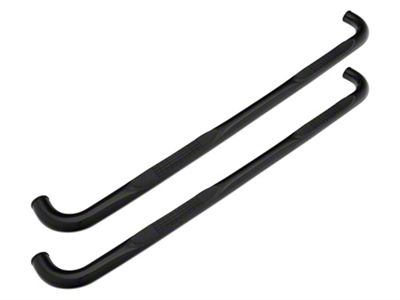 Barricade 3-Inch 90 Degree Bent End Side Step Bars; Black (17-25 F-250 Super Duty SuperCab)