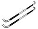 Barricade 3-Inch 90 Degree Bent End Side Step Bars; Stainless Steel (17-24 F-250 Super Duty SuperCab)