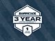 Barricade 5-Inch Oval 60 Degree Bent End Side Step Bars; Black (17-24 F-250 Super Duty Regular Cab)