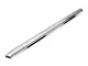Barricade 5-Inch Oval 60 Degree Bent End Side Step Bars; Stainless Steel (17-24 F-250 Super Duty SuperCab)