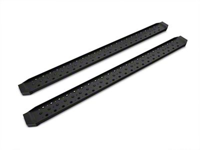 Barricade Rattler Running Boards; Black (17-25 F-250 Super Duty SuperCab)