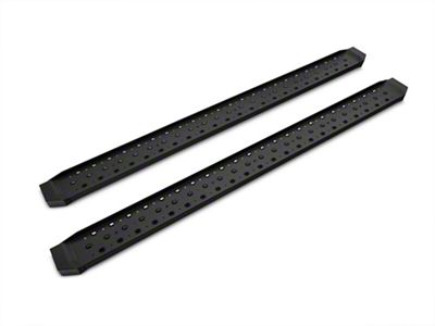 Barricade Rattler Running Boards; Black (17-24 F-250 Super Duty SuperCab)