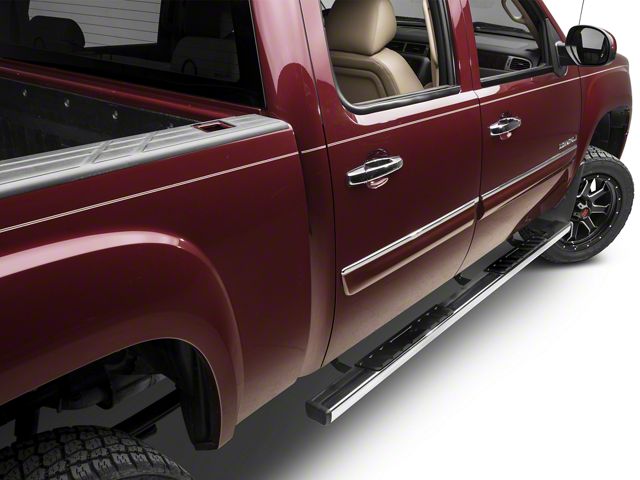 Barricade T4 Side Step Bars; Rocker Mount; Stainless Steel (07-13 Sierra 1500 Extended Cab, Crew Cab)