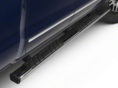 Barricade T4 Side Step Bars; Rocker Mount; Stainless Steel (14-18 Silverado 1500 Double Cab, Crew Cab)