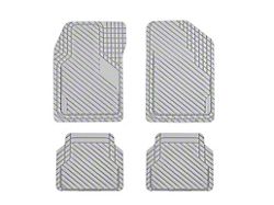 BaseLayer Cut-to-Fit All Weather Front and Rear Floor Mats; Light Gray (Universal; Some Adaptation May Be Required)