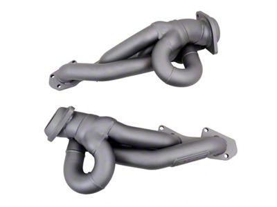 BBK 1-3/4-Inch Tuned Length Shorty Headers; Titanium Ceramic (09-18 5.7L RAM 1500)