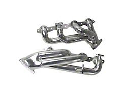 BBK 1-3/4-Inch Tuned Length Shorty Headers; Polished Silver Ceramic (99-04 4.8L, 5.3L Silverado 1500)