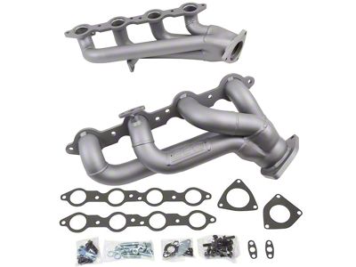 BBK 1-3/4-Inch Tuned Length Shorty Headers; Titanium Ceramic (99-04 4.8L, 5.3L Silverado 1500)