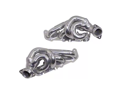 BBK 1-3/4-Inch Tuned Length Shorty Headers; Polished Silver Ceramic (11-14 5.0L F-150)