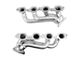BBK 1-3/4-Inch Shorty Headers; Polished Silver Ceramic (19-24 V8 Sierra 1500)