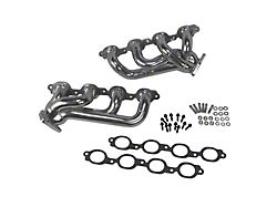 BBK 1-3/4-Inch Shorty Headers; Polished Silver Ceramic (14-18 V8 Sierra 1500)