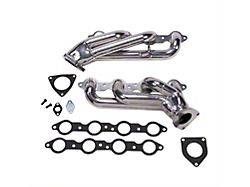 BBK 1-3/4-Inch Tuned Length Shorty Headers; Polished Silver Ceramic (08-09 6.0L Tahoe)