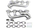 BBK 1-3/4-Inch Shorty Headers; Polished Silver Ceramic (20-26 V8 Yukon)