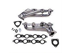 BBK 1-3/4-Inch Tuned Length Shorty Headers; Polished Silver Ceramic (08-09 6.0L Yukon)