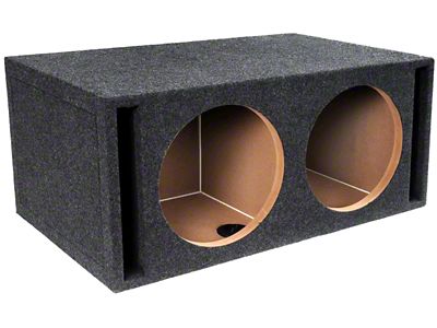 Bbox 12-Inch Dual Truck Sealed Subwoofer Enclosure (Universal; Some Adaptation May Be Required)