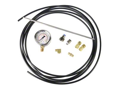 BD Power Diesel Exhaust Back Pressure Gauge Kit; 160 PSI (Universal; Some Adaptation May Be Required)