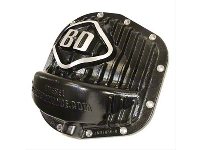 BD Power Sterling 12-10.25/10.5 Rear Differential Cover; Black (11-16 6.7L Powerstroke F-250 Super Duty)