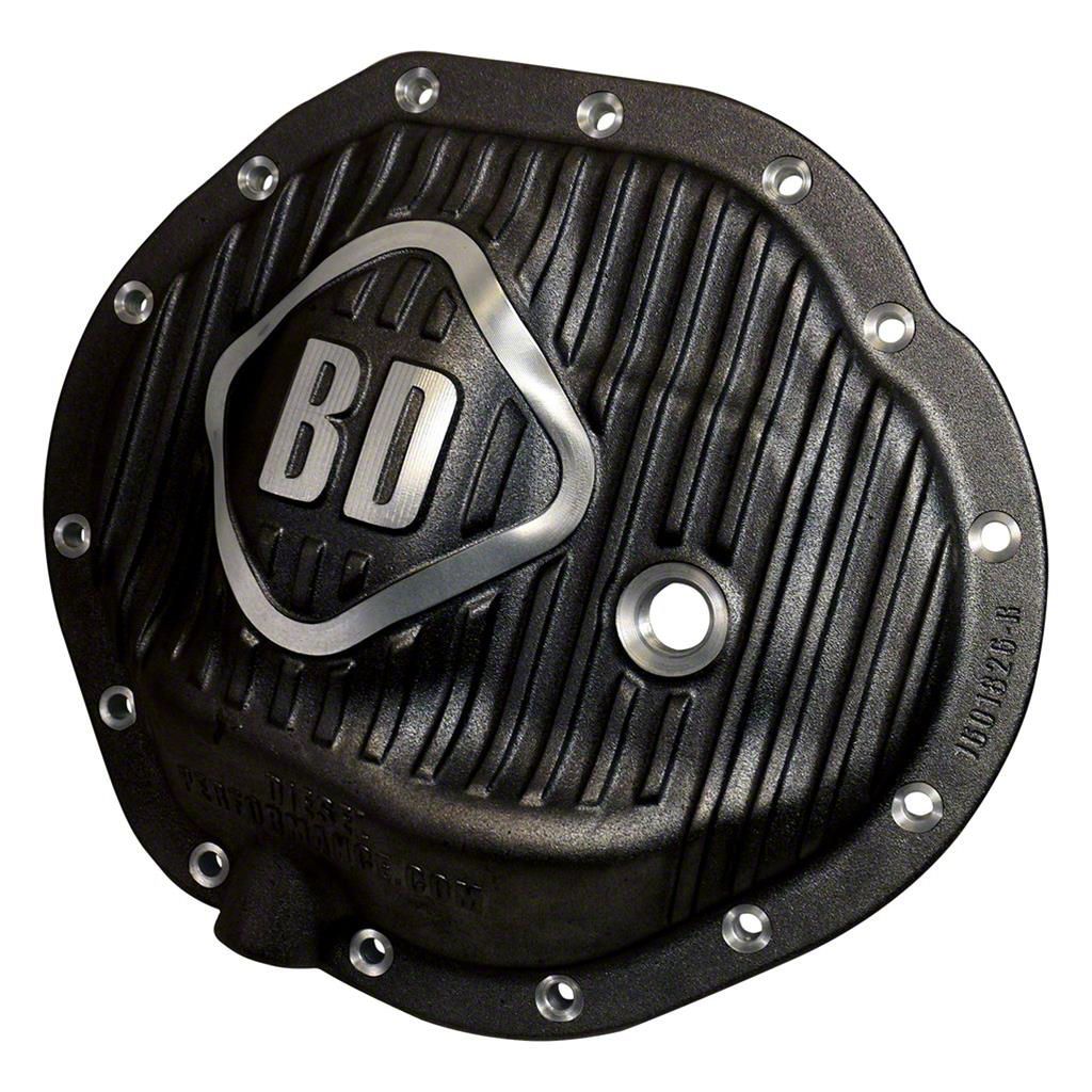 BD Power RAM 2500 AA 149.25 Front Differential Cover; Black 1061826