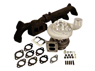 BD Power Iron Horn Turbo Kit with S363SXE/76 0.91 AR Wheel Size (07.5-18 6.7L RAM 2500)